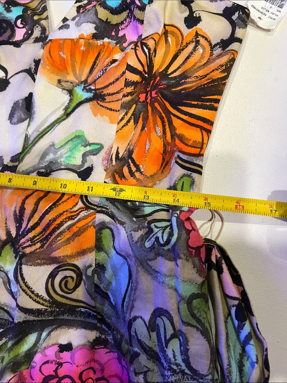 Milly of New York Floral slip Dress Romantic boho Garden Party Midi size 8 - Picture 10 of 12